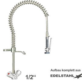 Geschirrspülbrause praktic 1/2" Einloch Zweigriffmischer Produktbild