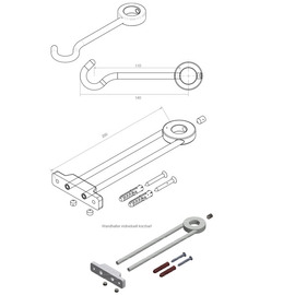 Geschirrspülbrause praktic 1/2" Einloch Hebelmischer Produktbild 3 S