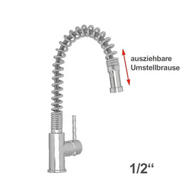 Spültischbatterie anya 1/2" Hebelmischer | druckfest Produktbild
