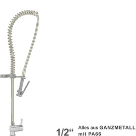 Vorspülbrause ecotop 1/2" Hebelmischer | grau Produktbild