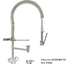 Geschirrspülbrause ecotop 1/2" Zweigriffmischer | grau Produktbild