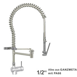 Geschirrspülbrause ecotop 1/2" Hebelmischer | grau Produktbild
