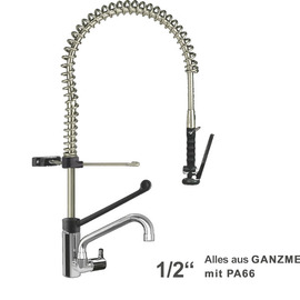Geschirrspülbrause ultimo 1/2" Einloch Hebelmischer | schwarz Produktbild