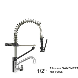 Handspülbrause ultimo 1/2" Einloch Hebelmischer | schwarz Produktbild