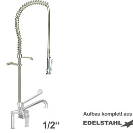 Vorspülbrause maxum 1/2" Hebelmischer mit Auslauf Produktbild