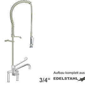 Vorspülbrause maxum 3/4" Hebelmischer mit Auslauf Produktbild