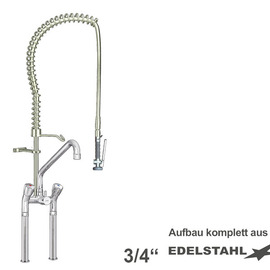 Geschirrwaschbrause profi 3/4" Zweigriffmischer auf Säule Produktbild