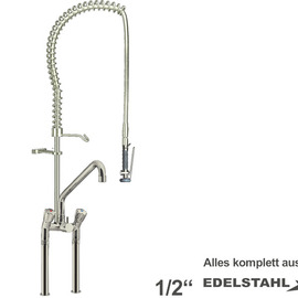 Geschirrwaschbrause optimo 1/2" Zweigriffmischer auf Säule Produktbild