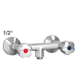 Schlaucharmatur profi 1/2" Ventilabgang 3/4" | Pentachrom-Metallgriff Produktbild