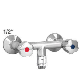 Schlaucharmatur GASTRO 1/2" Ventilabgang 3/4" | mit Rohrbelüfter Produktbild
