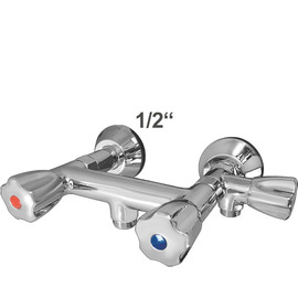 Schlaucharmatur profi 1/2" Ventilabgang 3/4" | zusätzlicher Kaltwasseranschlus Produktbild