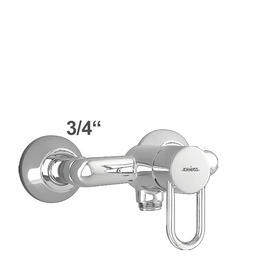 Schlaucharmatur profi 3/4" Ventilabgang 3/4" | kurzer Ringhebel | zusätzlicher Kaltwasseranschlus Produktbild
