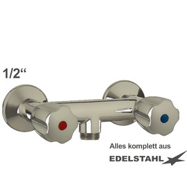 Schlaucharmatur CLASSIC 1/2" Edelstahl Ventilabgang 3/4" Produktbild