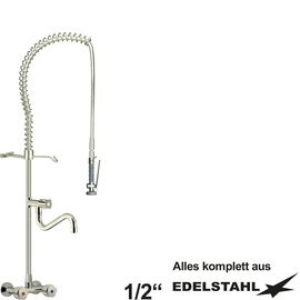 Vorspülbrause topmix 1/2" Zweigriffmischer Pentachrom-Metallgriff Produktbild