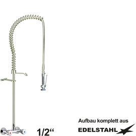 Vorspülbrause praktic 1/2" Zweigriffmischer Pentachrom-Metallgriff Produktbild