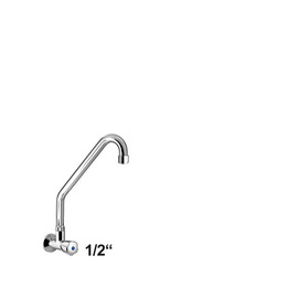 Wandventil profi 1/2" Pentachrom-Metallgriff | Ausladung 250 mm Produktbild