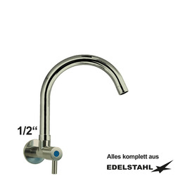 Wandventil clamix 1/2" Hebelmischer Hebel rund kurz A 190 mm Produktbild