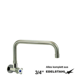 Wandventil clasix 3/4" C-Auslauf gerade A 300 mm Produktbild