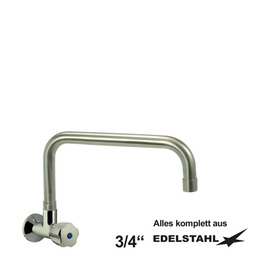 Wandventil clarix erhöhter C-Auslauf gerade A 300 mm Produktbild