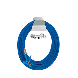 Reinigungsset mit Reinigungsbrause | Schlauchhalter | Wandbatterie Reinigungsschlauch 1/2" 15 m Produktbild