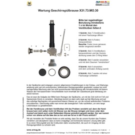 Reinigungsbrause topSet 1/2" schmale Düse Produktbild 1 S