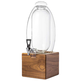 Getränkespender AQVA Glas Holz 5 ltr INTERGASTRO