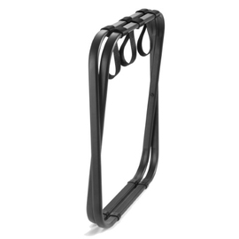 Kofferbock Stahl schwarz | Lederbänder schwarz Produktbild 1 S