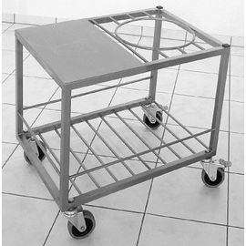 Kesselwagen Edelstahl mit Ablageflächen | 520 mm x 700 mm H 600 mm Produktbild