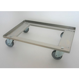 Transport-Roller Aluminium | passend für Brotkisten 600 x 400 mm Produktbild