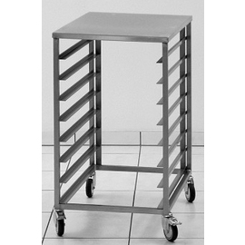 Tischwagen | Glasierwagen Abdeckblech Winkelauflagen | 450 mm x 610 mm H 760 mm Produktbild