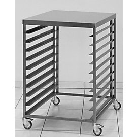 Tischwagen | Glasierwagen UNIVERSAL Tischplatte Winkelauflagen | 650 mm x 810 mm H 850 mm Produktbild
