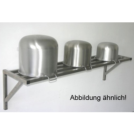 Kesselwandbord mit 4 angeschweißte Haken | 1600 mm x 400 mm Produktbild