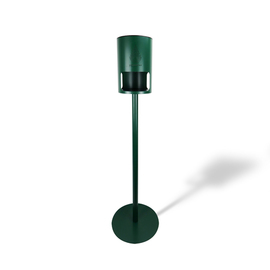 Desinfektionsmittelspender mit Sensor Standmodell grün inkl. Desinfektionsmittel 5 x 1 ltr Produktbild