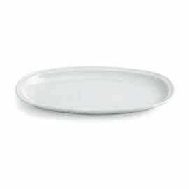 Servierplatte AZ oval Porzellan weiß 160 mm x 260 mm Produktbild