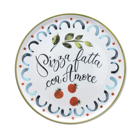 Pizzateller CINZIA AMORE | Porzellan Ø 330 mm Produktbild