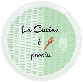 Pizzateller CINZIA | Porzellan | grün Ø 330 mm Produktbild