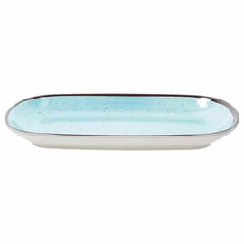 Servierplatte COLOURFUL oval blau 112 mm x 182 mm Produktbild