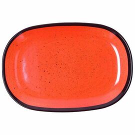 Servierplatte COLOURFUL oval orange 185 mm x 270 mm Produktbild