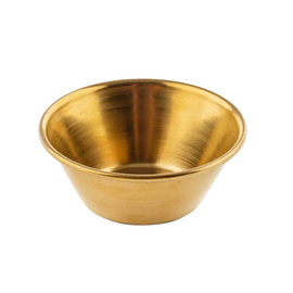 Ramekin | Schälchen 45 ml Ø 38 mm | 65 mm H 25 mm | Edelstahl goldfarben Produktbild
