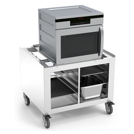 Backofen-Untergestell fahrbar | 832 mm x 750 mm H 700 mm Produktbild 3 S