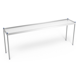 Aufsatzbord für Servicestation aus Edelstahl, 991 x 391 xH 677 mm Produktbild