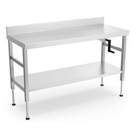 Arbeitstisch höhenverstellbar mit Grundboden | 1500 mm x 630 mm H 760 - 960 mm Produktbild 1 S