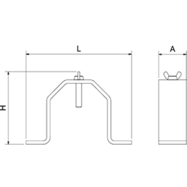 Schinkenhalter zur Tischbefestigung Produktbild 2 S