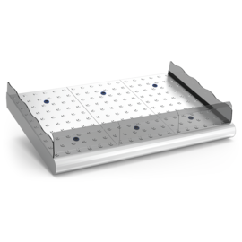 Fischtheke aus Edelstahl 1465 x 950 x H 270 mm Produktbild