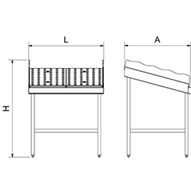 Modulare Erweiterung für Fischtheke 985 x 867 x H 1279 mm Produktbild 2 S
