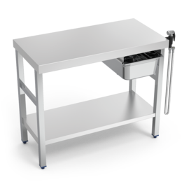 Meeresfrüchtezubereitungstisch 1095 x 1000 x H 850 mm Produktbild