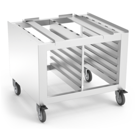 Backofen-Untergestell fahrbar | 832 mm x 750 mm H 700 mm Produktbild