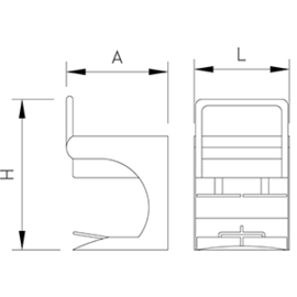 Burgerpresse manuell für 2 Pattys ø 100 mm rund Produktbild 2 S