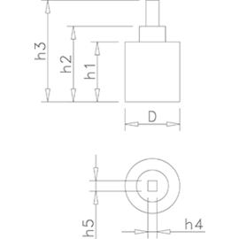 Waschbrause mit langem Schlauch (für große Reichweiten) Produktbild 2 S