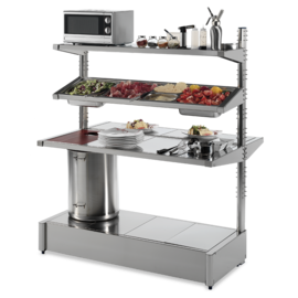 Zentraler Zubereitungstisch Imagine 764x1050x1700 mm. Produktbild